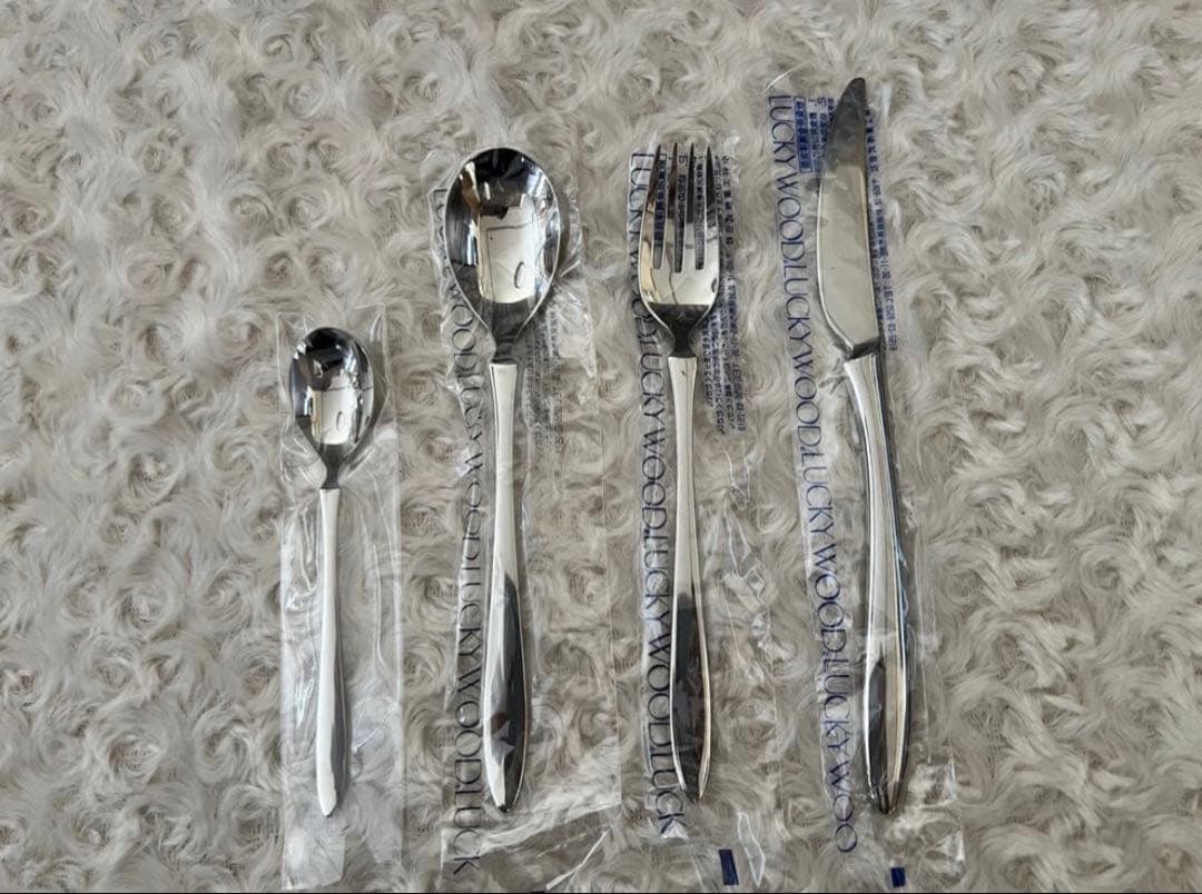 ラッキーウッド　カトラリーセット　プレコ　ディナーセット〈19本セット〉※欠品※