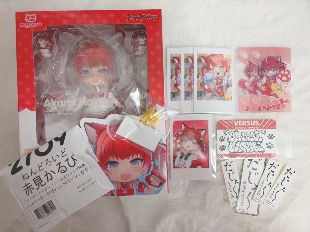 CR 赤見かるび ねんどろいど クリアカード セルフィー ステッカー